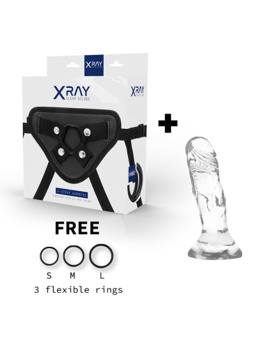 X RAY - HARNESS CLEAR COCK 12 CM -O- 2.6 CM