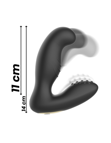 IBIZA - Analinis masažuoklis su nuotolinio valdymo pultu 10 x 3,5 cm