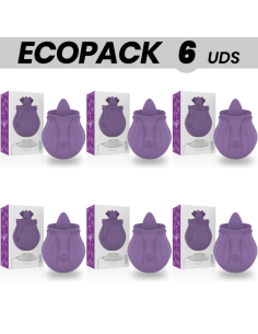 ECOPACK 6 UNITS - INTENSE VIOLET CLITORIS STIMULATOR 10 LILAC VIBRATIONS