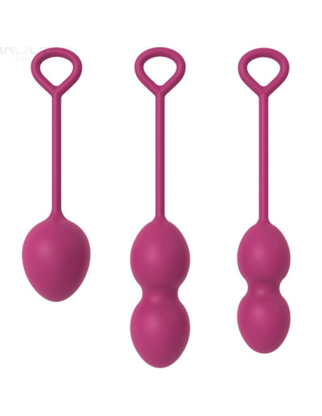 ARMONY - ANABIOSIS vaginalinis hantelis, 3 lygiai, bordo spalvos