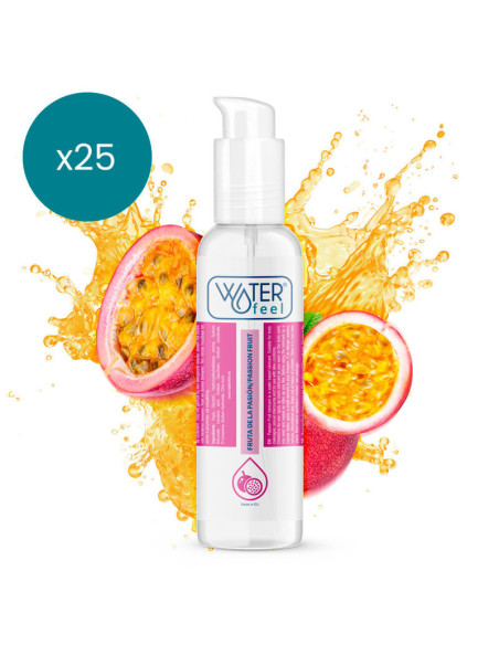 WATERFEEL - AISTRŲ VAISIŲ LUBRIKANTAS VANDENS PAGRINDU, 175 ML, 25 VNT. PAKUOTĖ