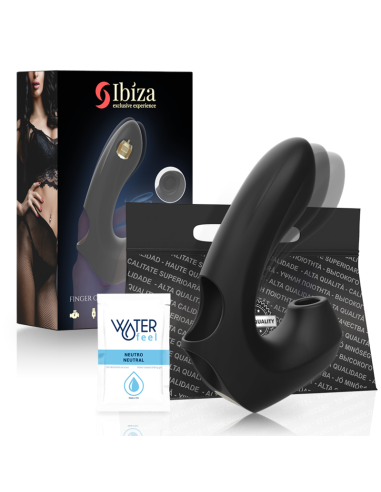 IBIZA - POWERFUL VIBRATING AND CLITORIS SUCTION THIMBLE