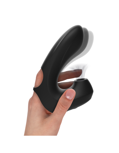 IBIZA - POWERFUL VIBRATING AND CLITORIS SUCTION THIMBLE