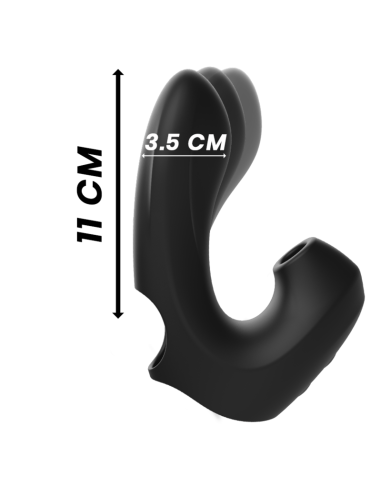 IBIZA - POWERFUL VIBRATING AND CLITORIS SUCTION THIMBLE