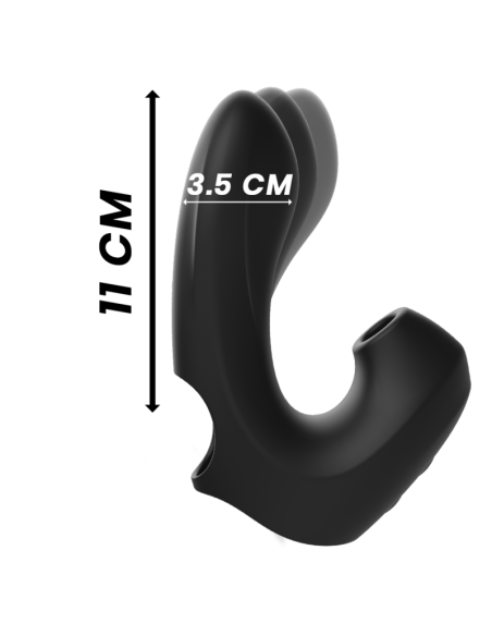 IBIZA - POWERFUL VIBRATING AND CLITORIS SUCTION THIMBLE