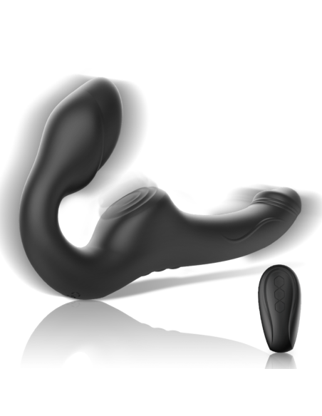 IBIZA - STRAPLESS VIBRATOR WITH REMOTE CONTROL PUSH BUTTON