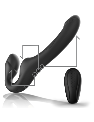 IBIZA - STRAPLESS VIBRATOR WITH REMOTE CONTROL PUSH BUTTON