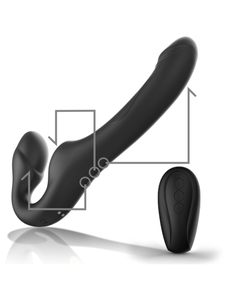 IBIZA - STRAPLESS VIBRATOR WITH REMOTE CONTROL PUSH BUTTON