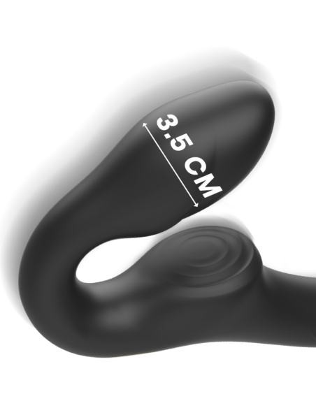 IBIZA - Vibratorius be petnešėlių su nuotolinio valdymo mygtuku