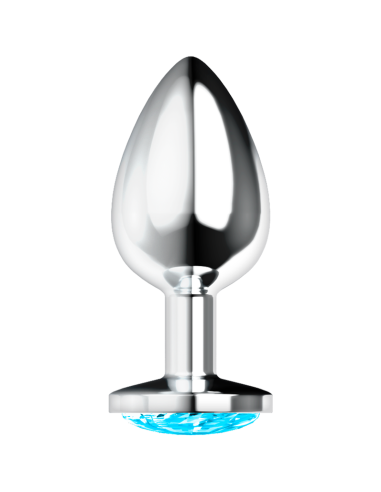 OHMAMA - ANAL PLUG WITH BLUE CRYSTAL L