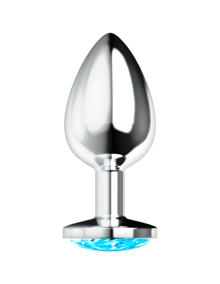 OHMAMA - ANAL PLUG WITH BLUE CRYSTAL L