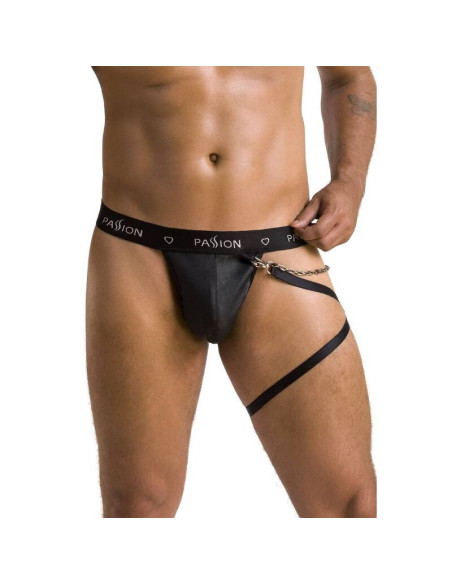PASSION - 058 BILL THONG BLACK S-M