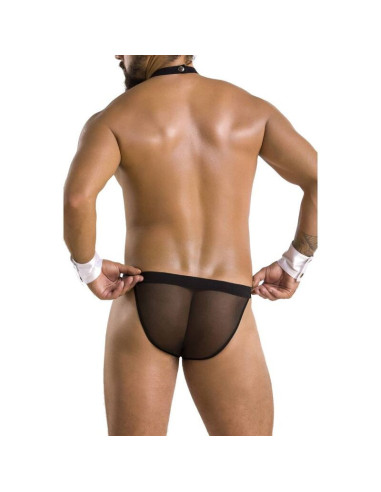 PASSION - 036 SLIP ALFROJO BLACK S-M