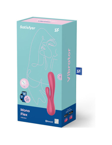 SATISFYER - MONO FLEX RED SU PROGRAMĖLE
