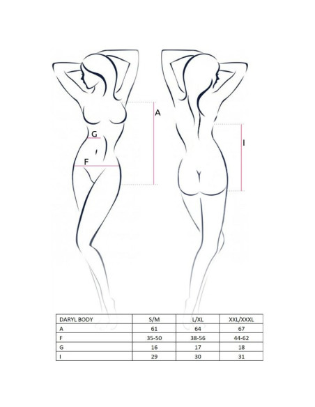 PASSION - WOMAN DARYL TEDDY BLACK SIZE S-M