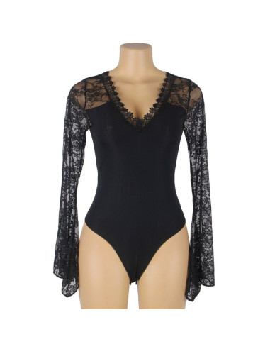 SUBBLIME - MEŠKINIS MARŠKINĖLIS SU GĖLIŲ RAGINIU ILGOMIS RANKOVĖMIS S-M