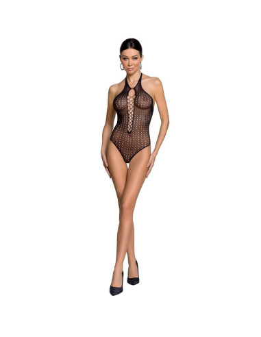 PASSION - WOMAN BS088 BODYSTOCKING BLACK ONE SIZE