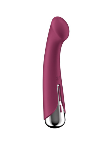 SATISFYER - BESISUKANTIS G-SPORT 1 ROTACINIS VIBRATORIUS RAUDONAS