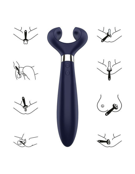 SATISFYER - ENDLESS FUN MULTI VIBRATOR 3 BLUE