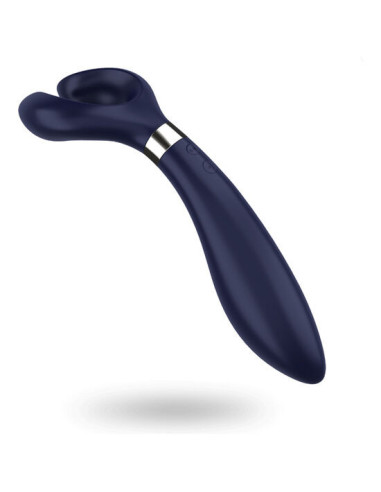 SATISFYER – BEGALINIS PRAMOGŲ DAUGIAVIBRATORIUS, 3 MĖLYNI