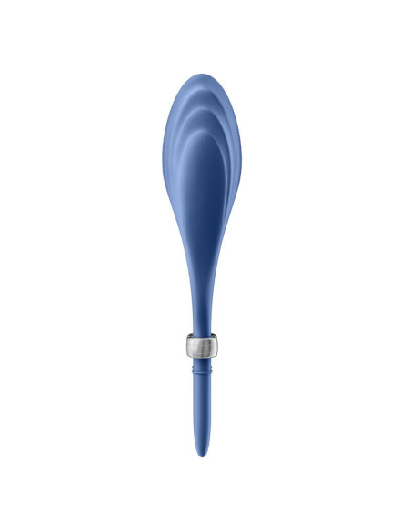 SATISFYER - DUELIST ŽIEDO VIBRATORIUS MĖLYNAS