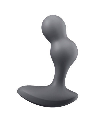 SATISFYER - DEEP DIVER VIBRATING PLUG APP GREY