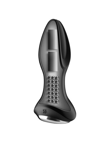 SATISFYER – „ROTATOR PLUG 2“ vibruojančio kištuko programėlė, juoda