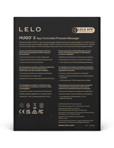 LELO HUGO 2 ŽALIAS PROSTATOS MASAŽUOTUVAS