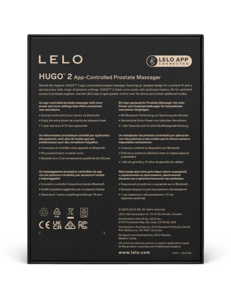 LELO - HUGO 2 GREEN PROSTATE MASSAGER