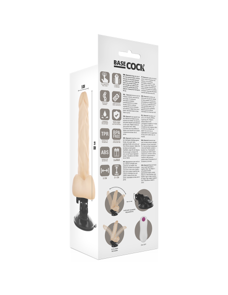 BASECOCK - REALISTIC BENDABLE REMOTE CONTROL FLESH 21 CM -O- 5 CM