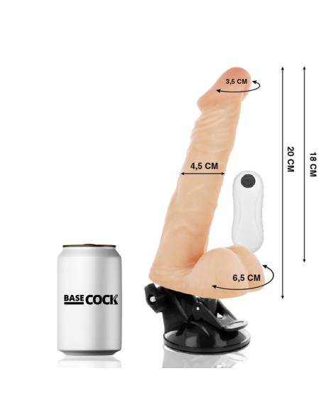 BASECOCK - REALISTIC ARTICULABLE REMOTE CONTROL FLESH 20 CM -O- 4.5 CM