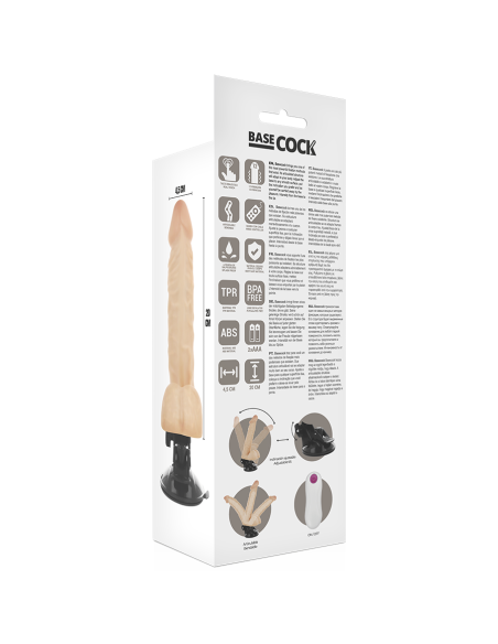 BASECOCK - REALISTIC ARTICULABLE REMOTE CONTROL FLESH 20 CM -O- 4.5 CM