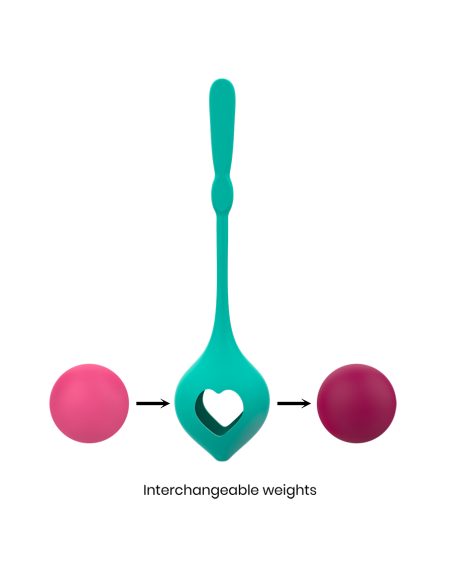 RITHUAL - DEVA AQUA GREEN PELVIC TRENINGŲ RINKINYS