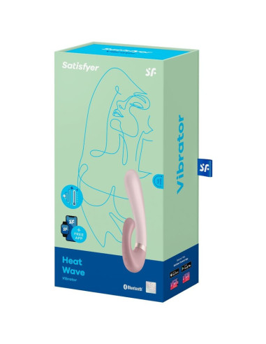 SATISFYER - HEAT WAVE VIBRATOR APP PINK
