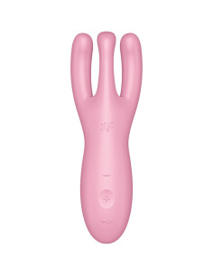 SATISFYER – TRIJŲ VIBRAVIMŲ PROGRAMĖLĖ, ROŽINIS 2