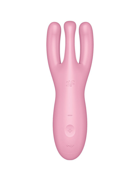 SATISFYER - THREESOME 4 VIBRATOR APP PINK