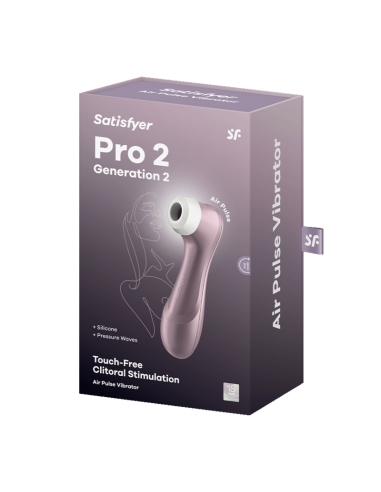 SATISFYER – „PRO 2“ oro pulsavimo stimuliatorius, violetinis