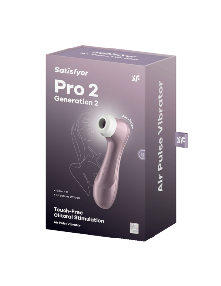 SATISFYER – „PRO 2“ oro pulsavimo stimuliatorius, violetinis