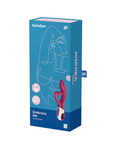SATISFYER - EMBRACE ME GSPOT VIBRATOR BERRY