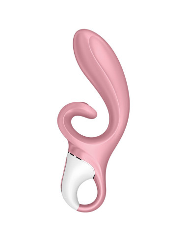 SATISFYER - HUG ME RABBIT VIBRACER PROGRAMĖLĖ ROŽINIS