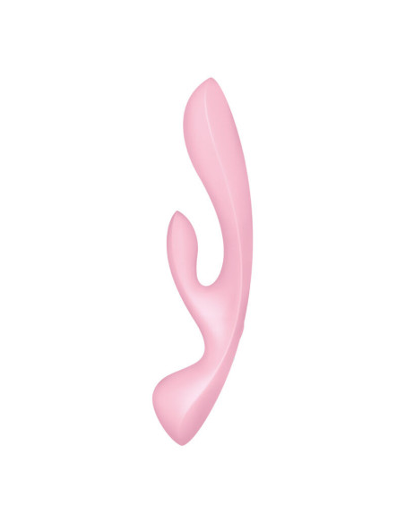 SATISFYER - TRIPLE OH HYBRID VIBRATION PINK