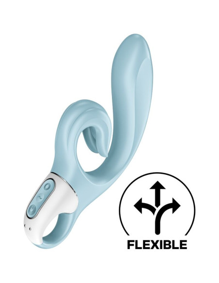 SATISFYER - LOVE ME RABBIT VIBRATION BLUE