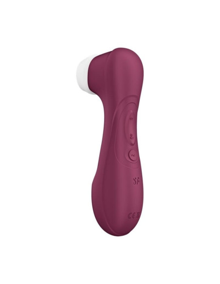 SATISFYER – 2 KARTOS „PRO 3“ SKYSTO ORO TECHNOLOGIJA, VYNO RAUDONO SPALVOS