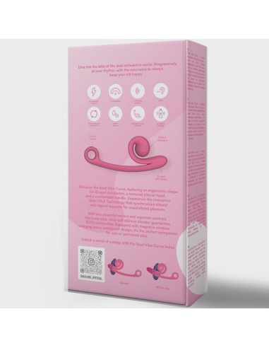 SNAIL VIBE - CURVE VIBRATORIUS ROŽINIS