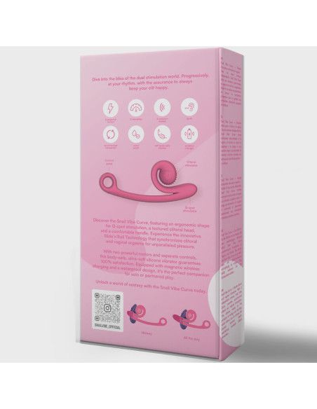 SNAIL VIBE - CURVE VIBRATOR PINK
