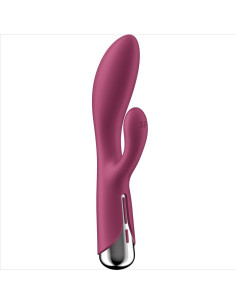 SATISFYER – BESIUKIANČIO TRIUŠIO 1 KLITORIO IR RAUDONOJO G-SPOT STIMULIACIJA