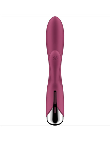 SATISFYER – BESIUKIANČIO TRIUŠIO 1 KLITORIO IR RAUDONOJO G-SPOT STIMULIACIJA