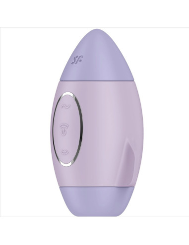 SATISFYER - MISSION CONTROL LILAC MAŽAS DVIGUBO IMPULSO VIBRATORIUS