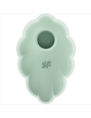 SATISFYER - CLOUD DANCER GREEN AIR PULSE VIBRATOR