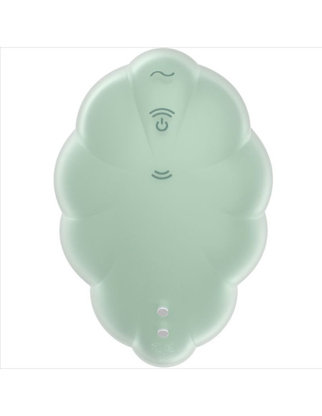 SATISFYER - CLOUD DANCER GREEN AIR PULSE VIBRATOR